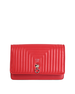 Dotcom Click Crossbody Bag, Leather, Red, 8M0346I8F1789834, DB, B, 3